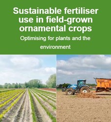 Sustainable fertiliser. use in field-grown.